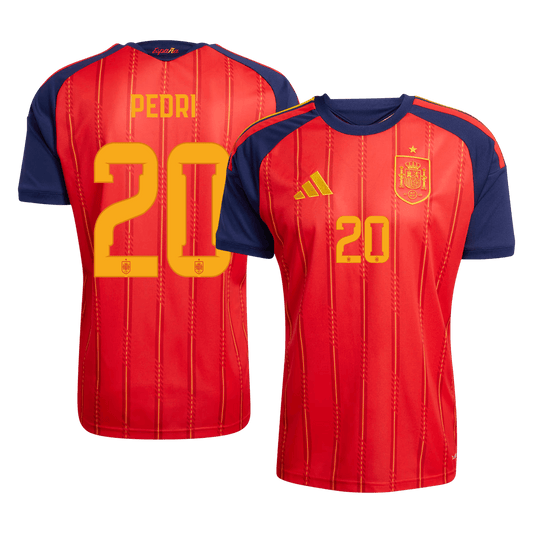 Koszulka piłkarska Hiszpania Mundial 2026 domowa PEDRI #20