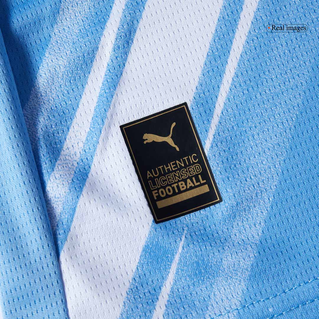 Dziecięcy zestaw piłkarski Manchester City 2025/26 domowy
