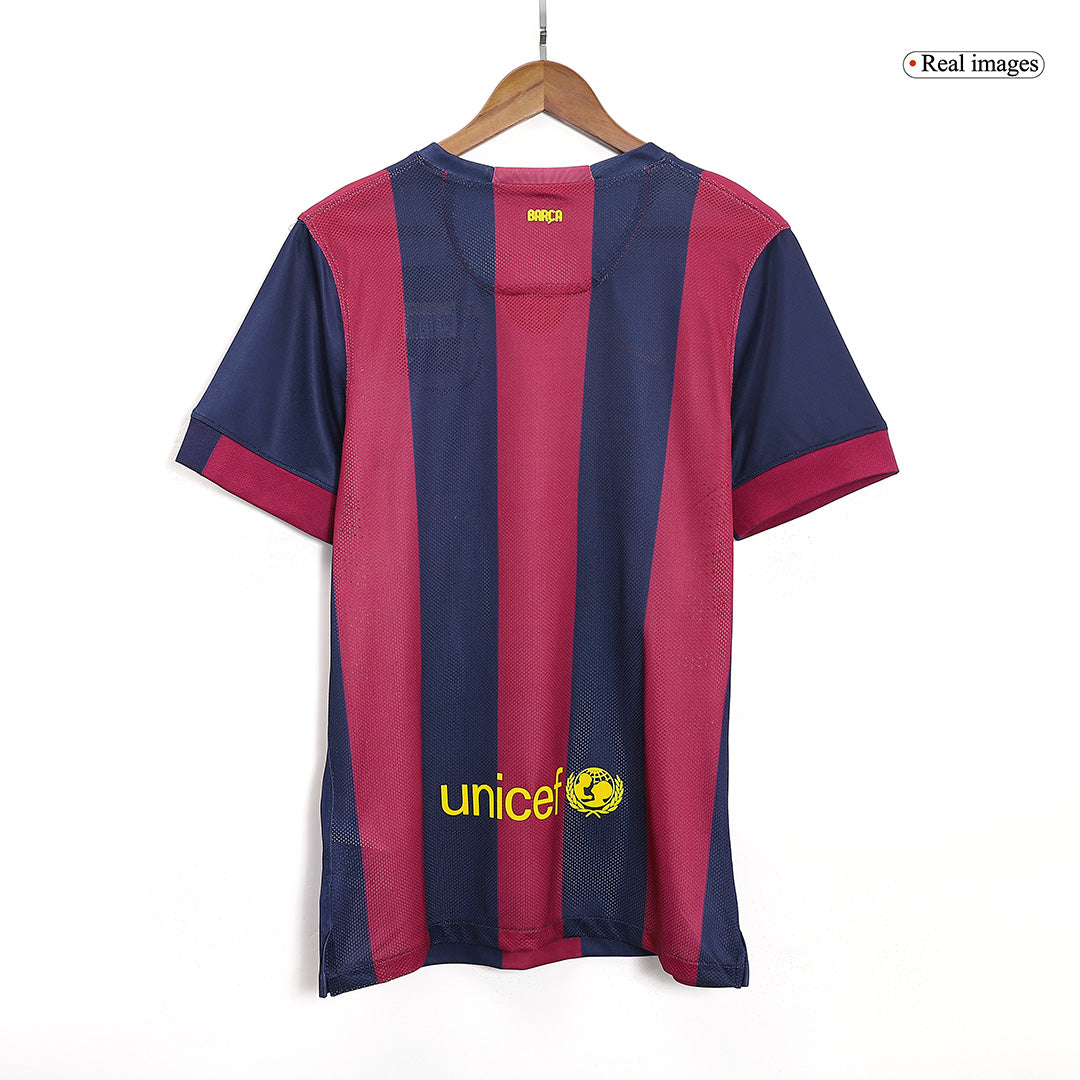 Koszulka piłkarska retro FC Barcelona 2014/15 domowa NEYMAR JR #11 - Kibula
