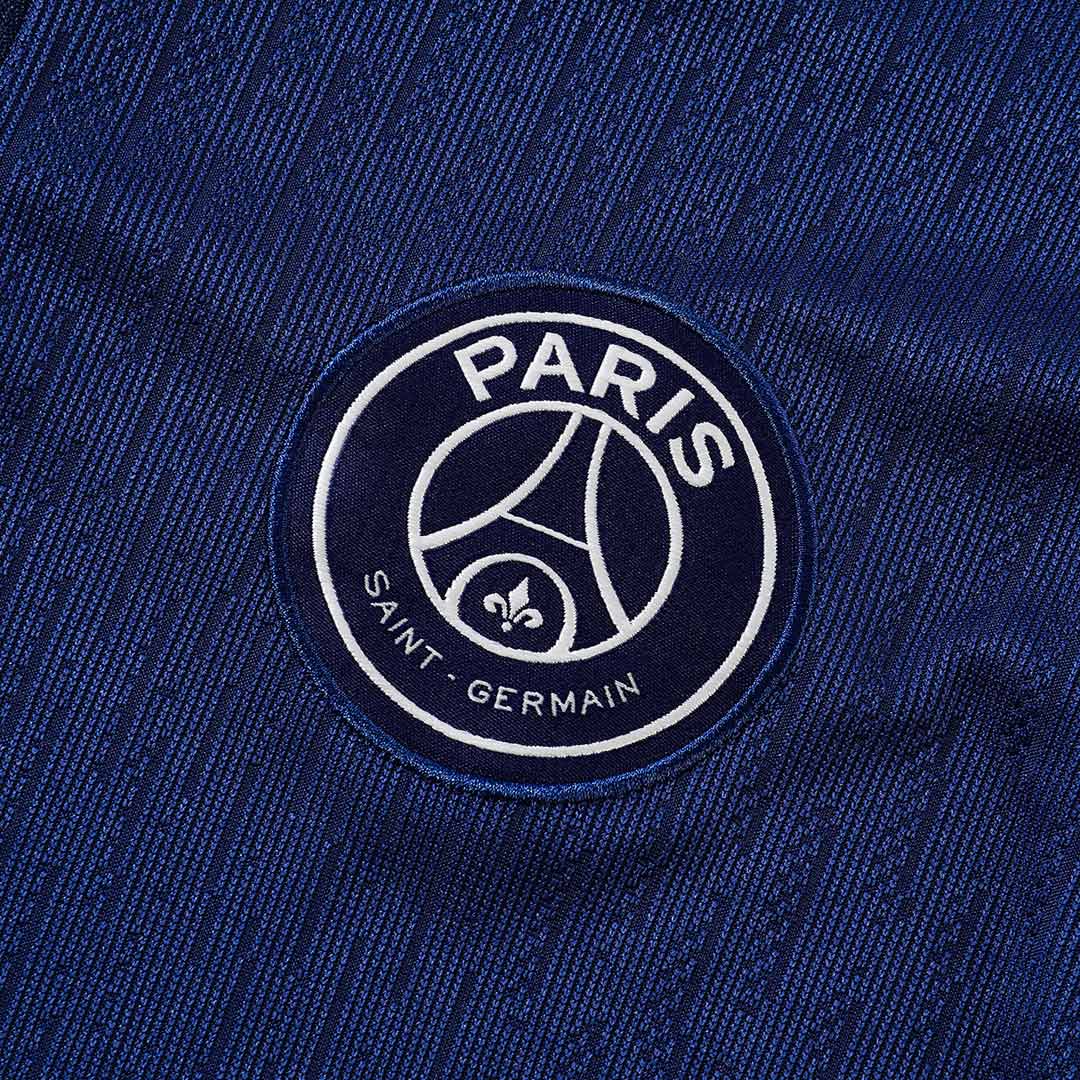 Męski dres treningowy z bluzą rozpinaną PSG 2025/26 granatowy