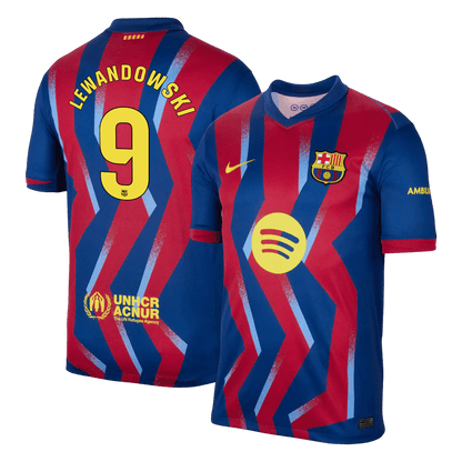 Koszulka piłkarska FC Barcelona 2025/26 czwarta LEWANDOWSKI #9 - Kibula