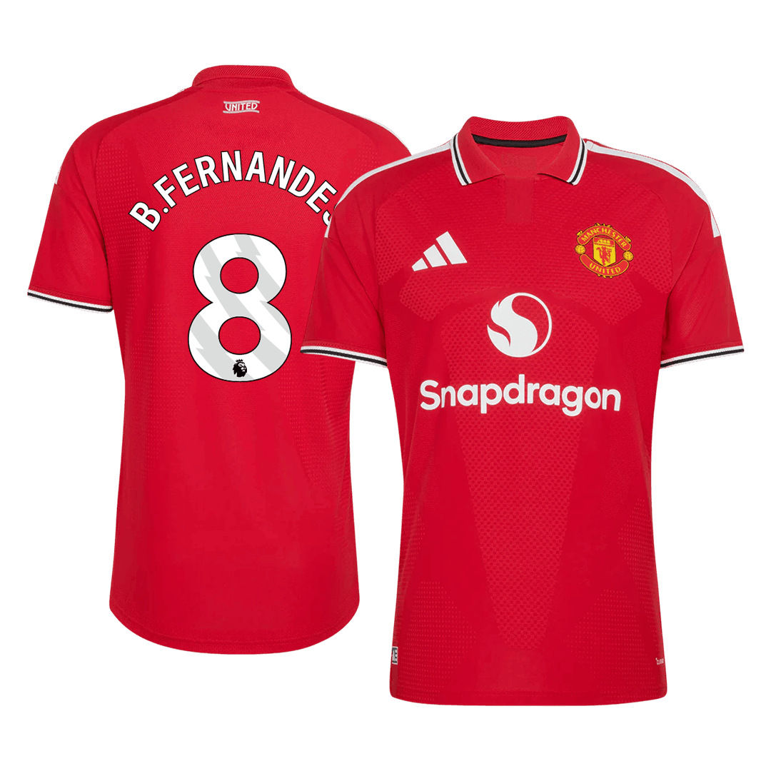 Koszulka piłkarska w wersji zawodniczej Manchester United 2026/27 domowa B. FERNANDES #8