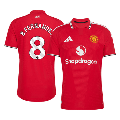 Koszulka piłkarska w wersji zawodniczej Manchester United 2026/27 domowa B. FERNANDES #8