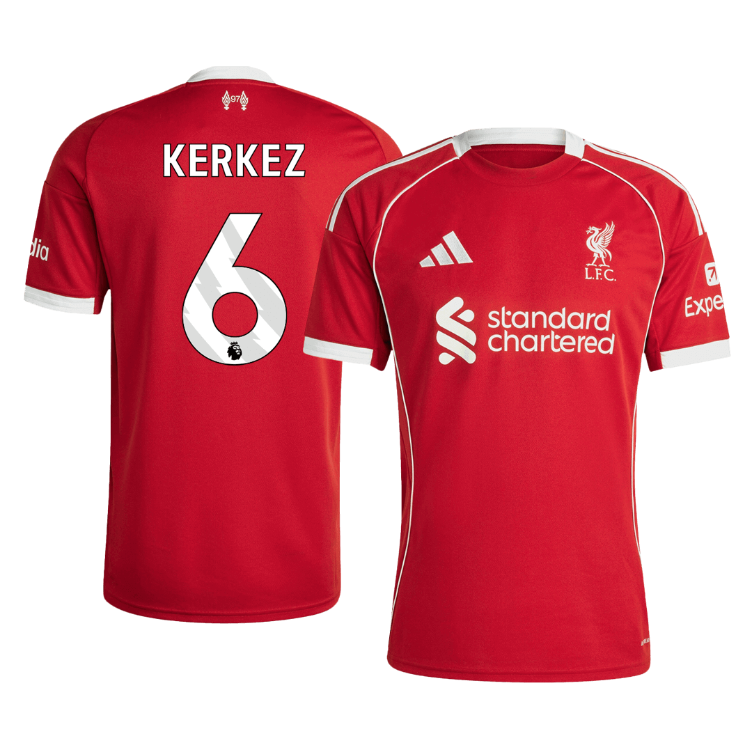 Koszulka piłkarska Liverpool 2025/26 domowa KERKEZ #6