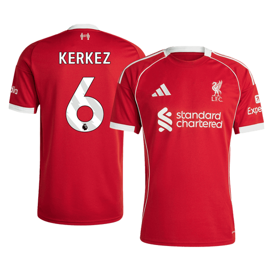 Koszulka piłkarska Liverpool 2025/26 domowa KERKEZ #6