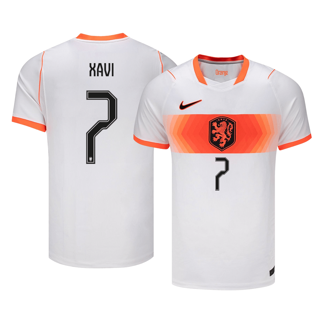 Koszulka piłkarska Holandia Mundial 2026 wyjazdowa XAVI #7