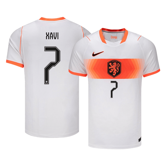Koszulka piłkarska Holandia Mundial 2026 wyjazdowa XAVI #7