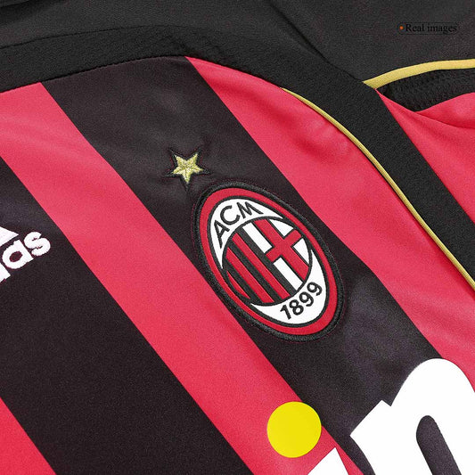Koszulka piłkarska retro z długim rękawem AC Milan 2006/07 domowa KAKA' #22 - Kibula