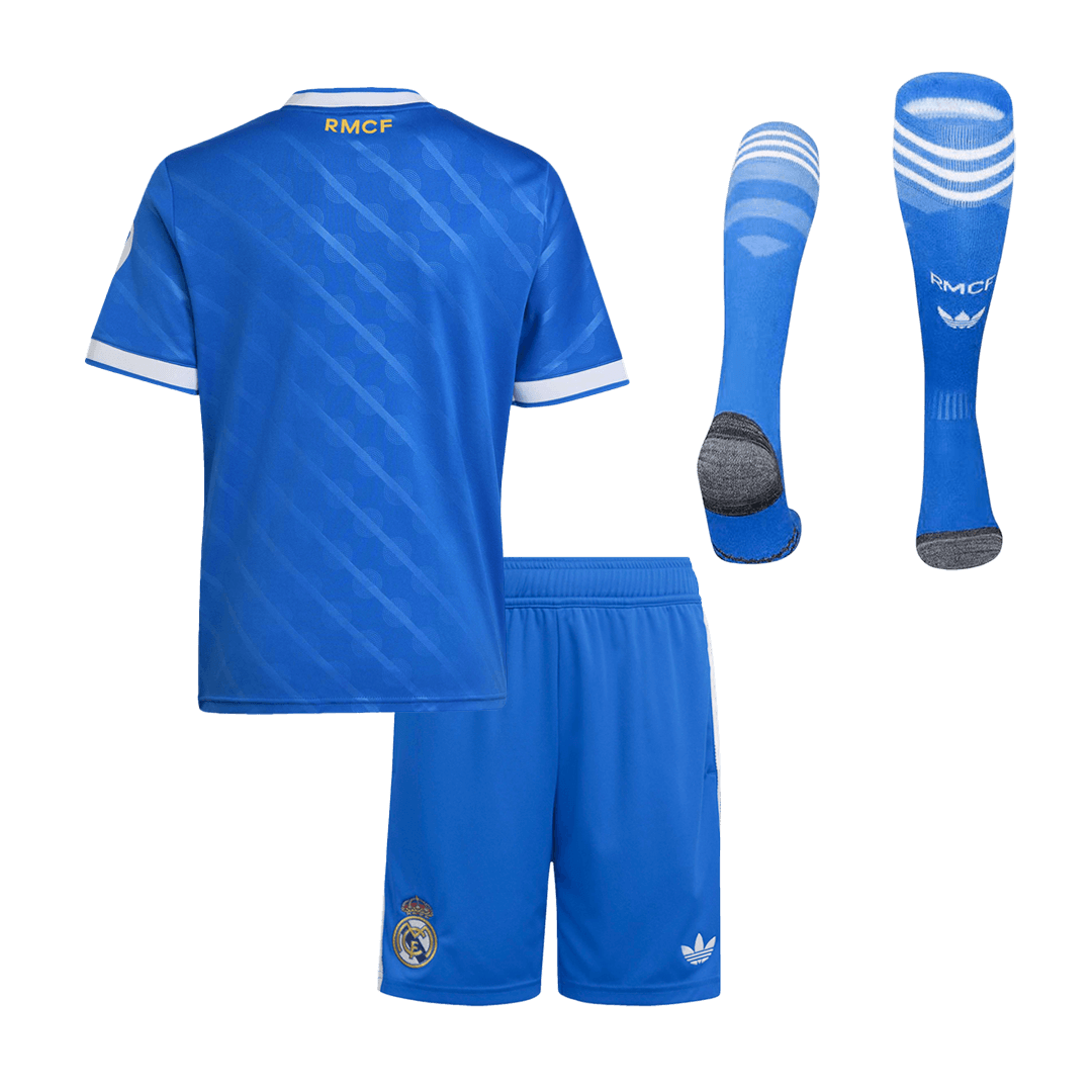 Dziecięcy pełny zestaw piłkarski Real Madryt 2025/26 trzeci