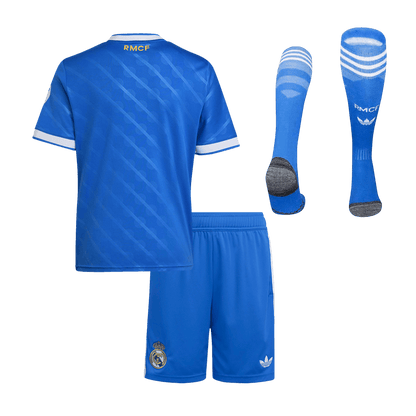 Dziecięcy pełny zestaw piłkarski Real Madryt 2025/26 trzeci