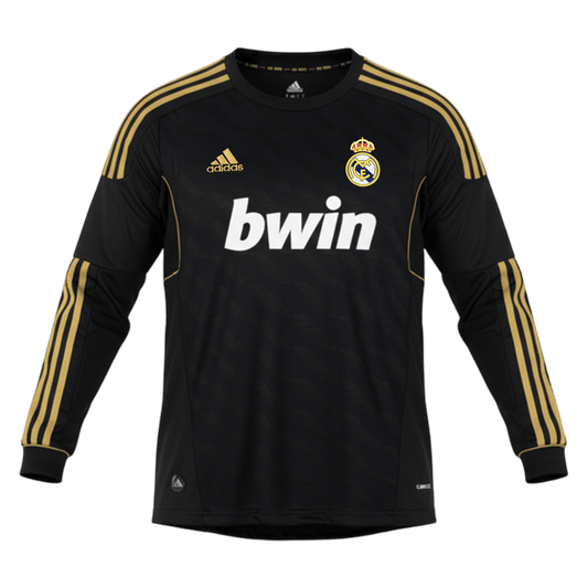Koszulka piłkarska retro z długim rękawem Real Madryt 2011/12 wyjazdowa