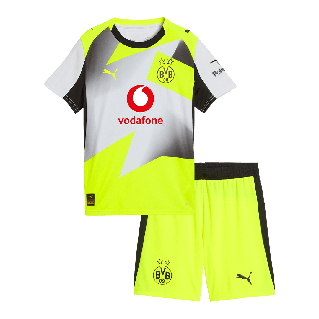 Dziecięcy zestaw piłkarski Borussia Dortmund 2025/26 wyjazdowy