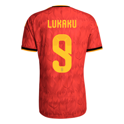 Koszulka piłkarska w wersji zawodniczej Belgia Mundial 2026 domowa LUKAKU #9