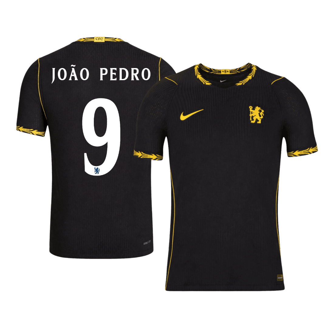 Koszulka piłkarska w wersji zawodniczej Chelsea UCL 2026/27 wyjazdowa JOÃO PEDRO #9