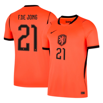 Koszulka piłkarska Holandia Mundial 2026 domowa F.DE JONG #21