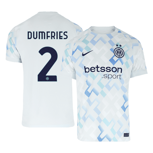 Koszulka piłkarska Inter Mediolan 2025/26 wyjazdowa DUMFRIES #2 - Kibula