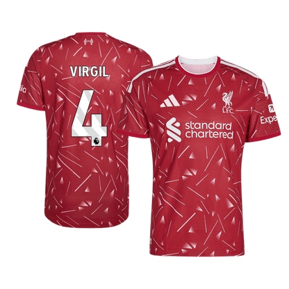 Koszulka piłkarska w wersji zawodniczej Liverpool 2026/27 domowa VIRGIL #4