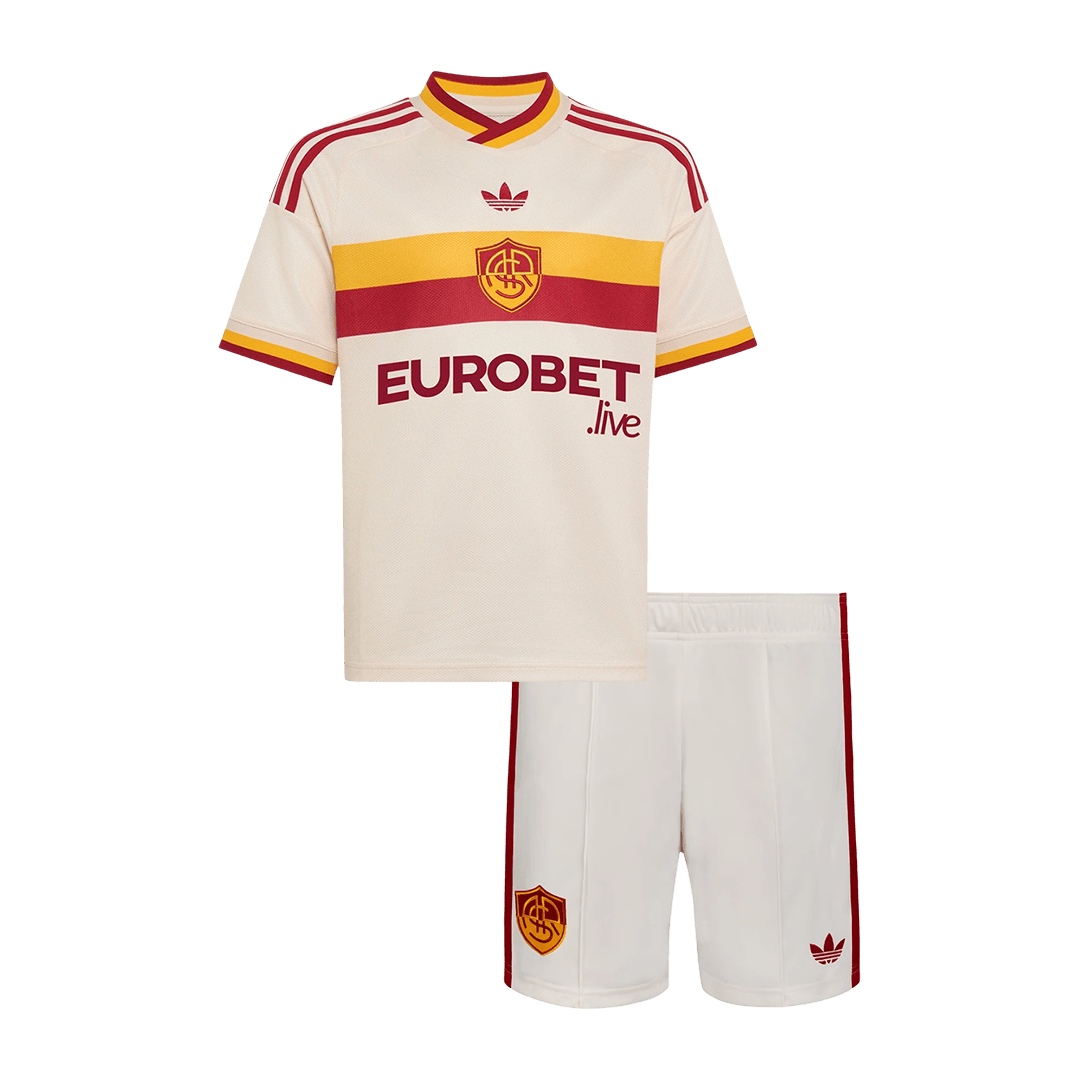 Dziecięcy zestaw piłkarski AS Roma 2026/27 wyjazdowa