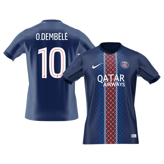 Koszulka piłkarska PSG 2025/26 domowa O.DEMBÉLÉ #10