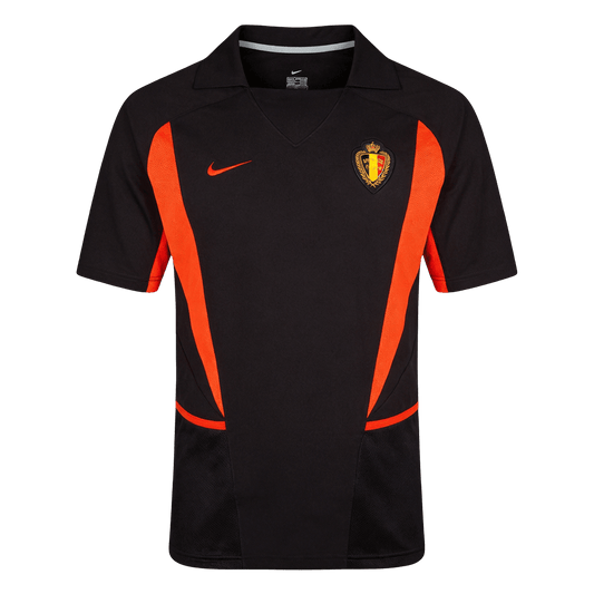 Koszulka piłkarska retro Belgia Mundial 2002 wyjazdowa