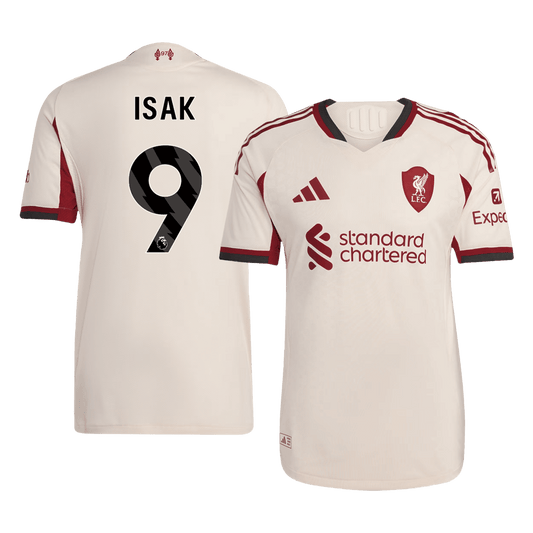 Koszulka piłkarska w wersji zawodniczej Liverpool 2025/26 wyjazdowa ISAK ##9