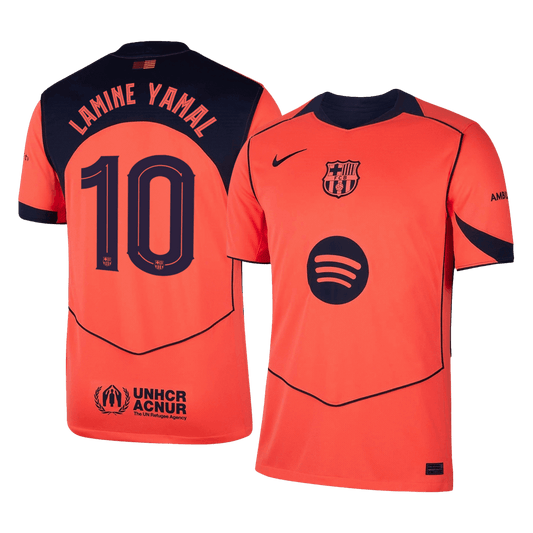 Koszulka piłkarska FC Barcelona UCL 2025/26 trzecia LAMINE YAMAL #10 - Kibula