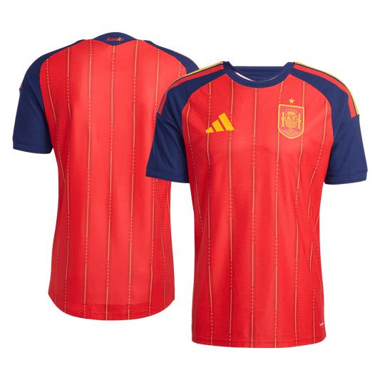 Koszulka piłkarska w wersji zawodniczej Hiszpania Mundial 2026 domowa