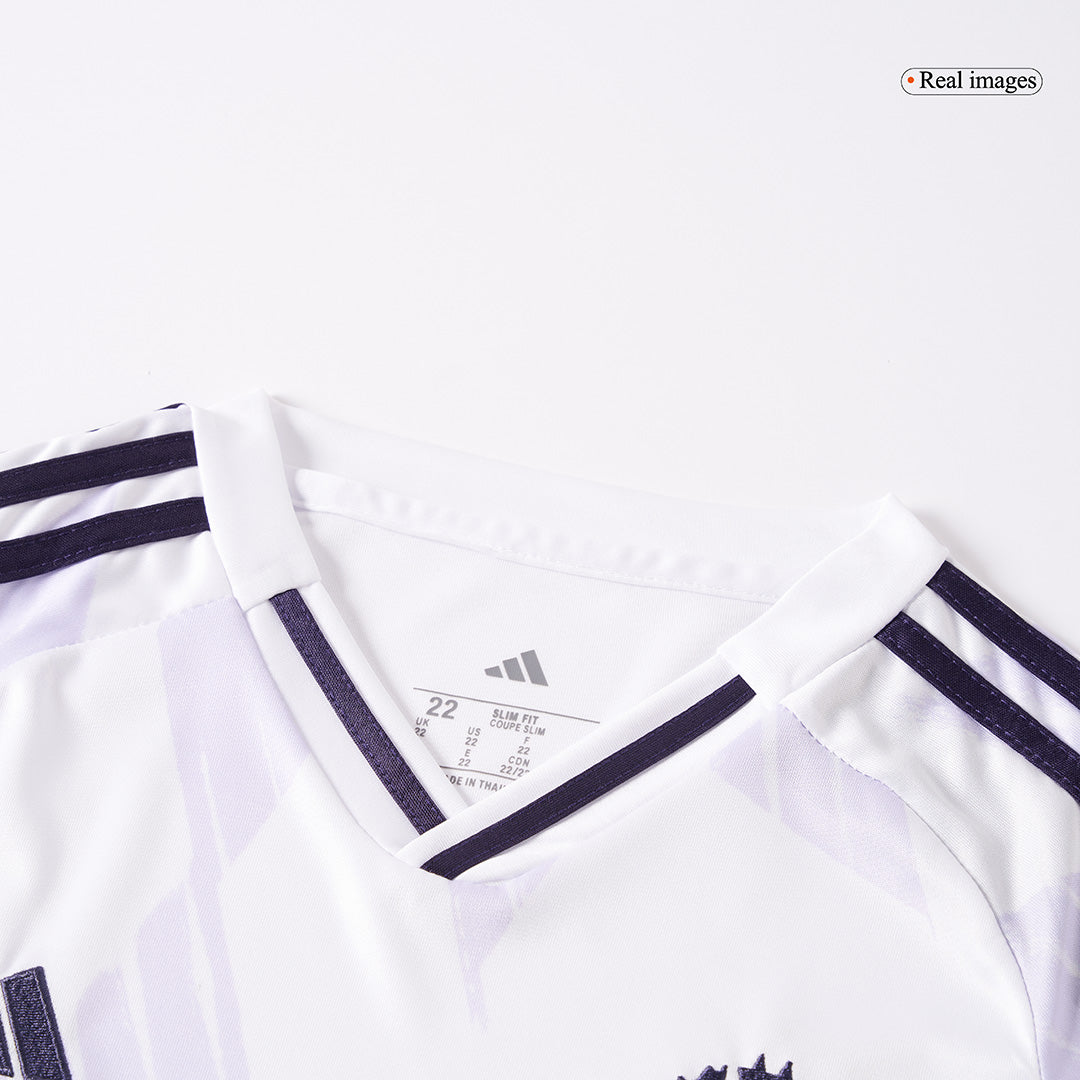 Dziecięcy zestaw piłkarski Manchester United 2025/26 wyjazdowy - Kibula
