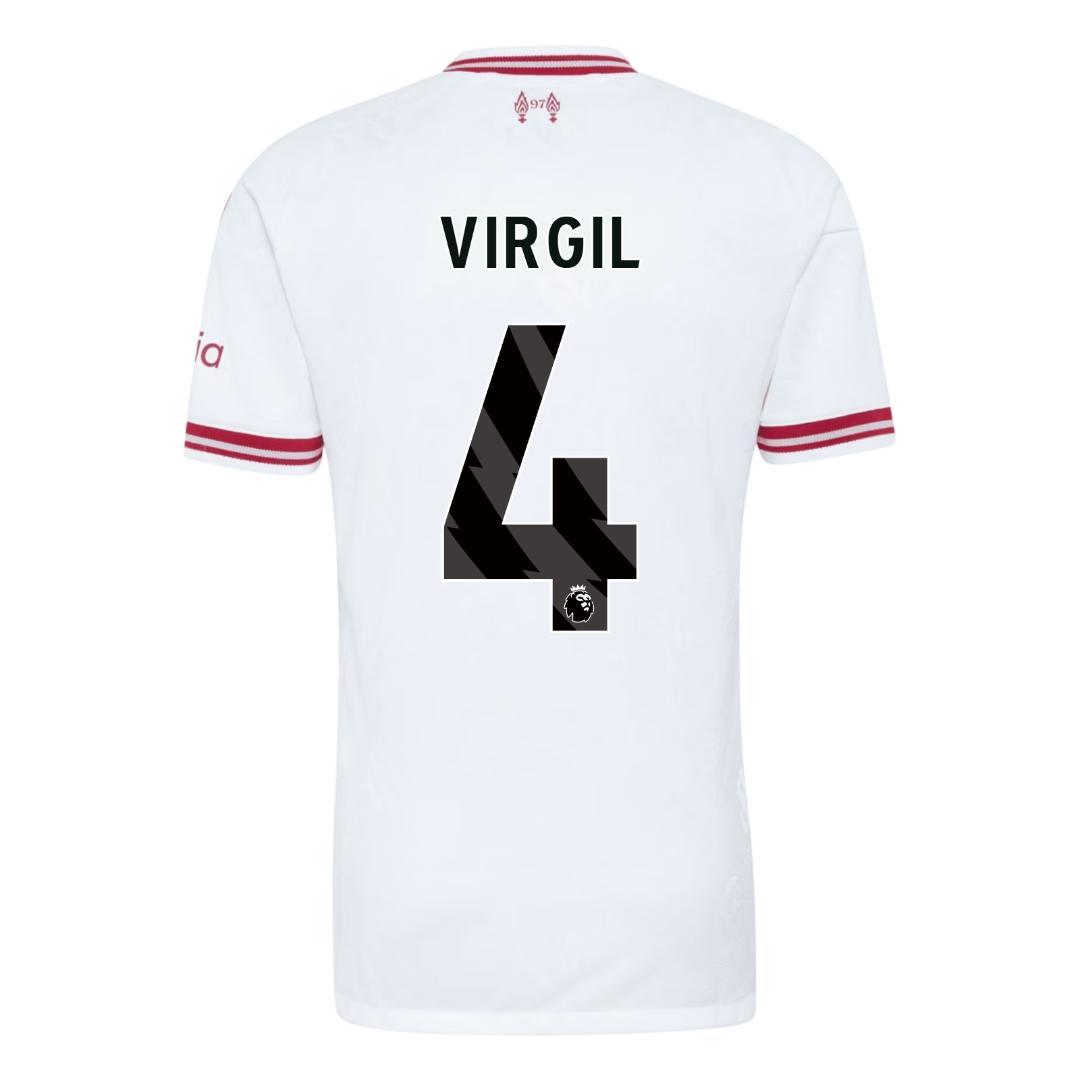 Koszulka piłkarska w wersji zawodniczej Liverpool 2026/27 wyjazdowa VIRGIL #4