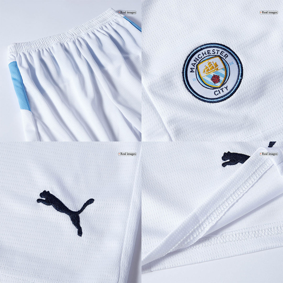 Dziecięcy zestaw piłkarski Manchester City 2025/26 domowy
