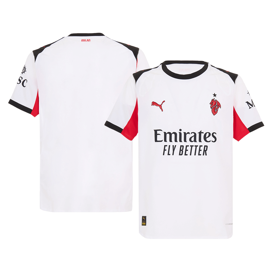 Koszulka piłkarska w wersji zawodniczej AC Milan 2025/26 wyjazdowa - Kibula