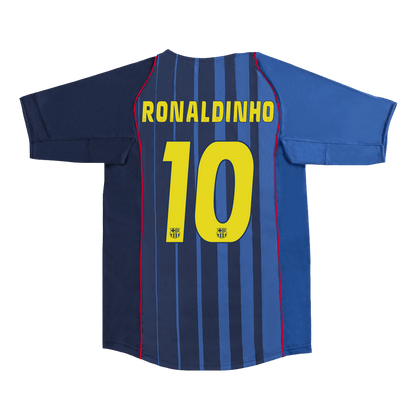 Koszulka piłkarska retro FC Barcelona 2004/05 wyjazdowa RONALDINHO #10 - Kibula