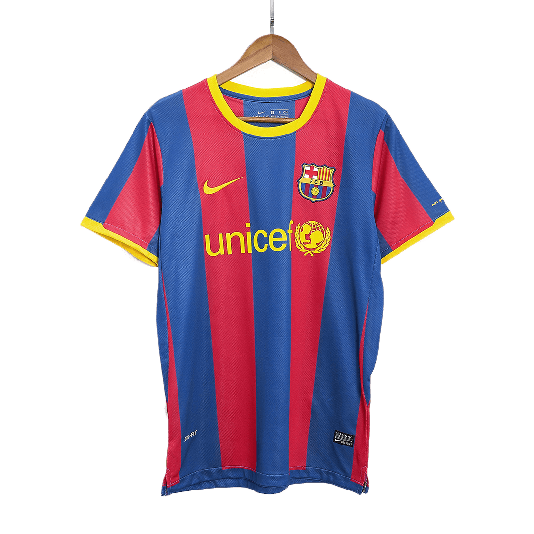 Koszulka piłkarska retro FC Barcelona 2010/11 domowa DAVID VILLA #7 - Kibula