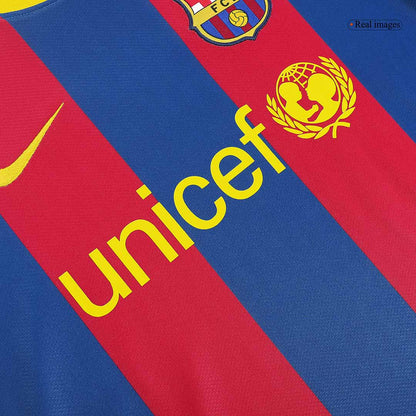 Koszulka piłkarska retro FC Barcelona 2010/11 domowa DAVID VILLA #7 - Kibula