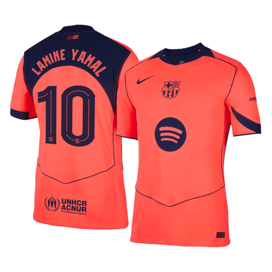 Koszulka piłkarska w wersji zawodniczej FC Barcelona UCL 2025/26 trzecia LAMINE YAMAL #10 - Kibula