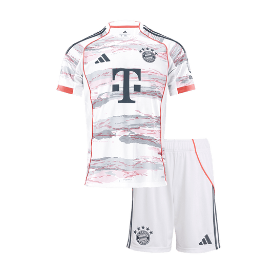 Dziecięcy zestaw piłkarski Bayern Monachium 2025/26 wyjazdowy - Kibula